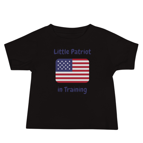 Little Patriot (Blue) Baby Tee
