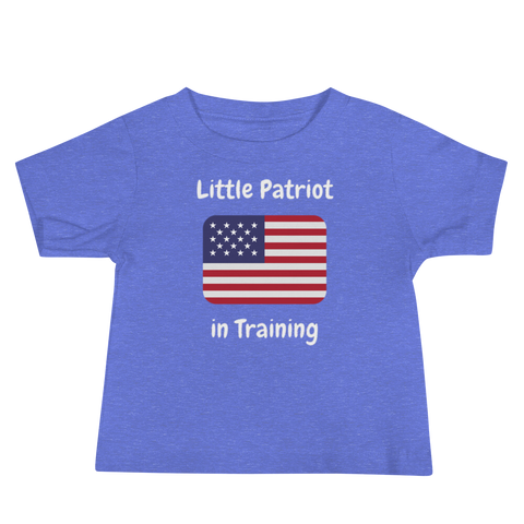 Little Patriot (White) Baby Tee