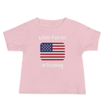 Little Patriot (White) Baby Tee