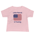 Little Patriot (Blue) Baby Tee