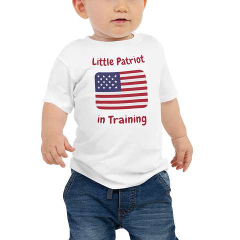 Little Patriot (Red) Baby Tee