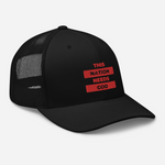 "This Nation Needs God" Trucker Hat