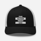 "This Nation Needs God" Trucker Hat