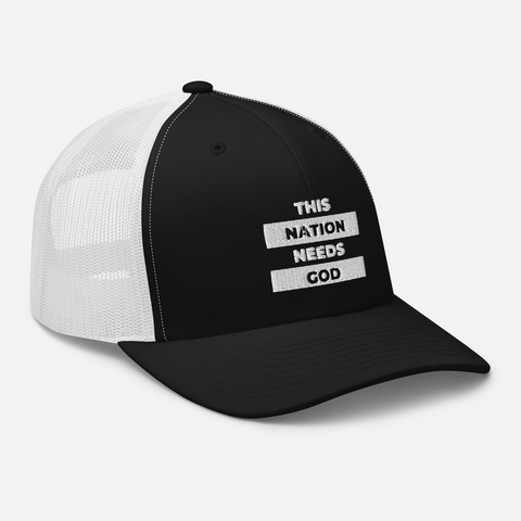 "This Nation Needs God" Trucker Hat