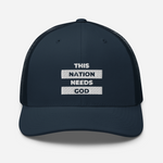 "This Nation Needs God" Trucker Hat