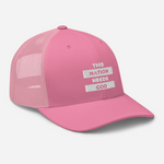 "This Nation Needs God" Trucker Hat