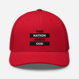 "This Nation Needs God" Trucker Hat