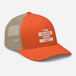 "This Nation Needs God" Trucker Hat