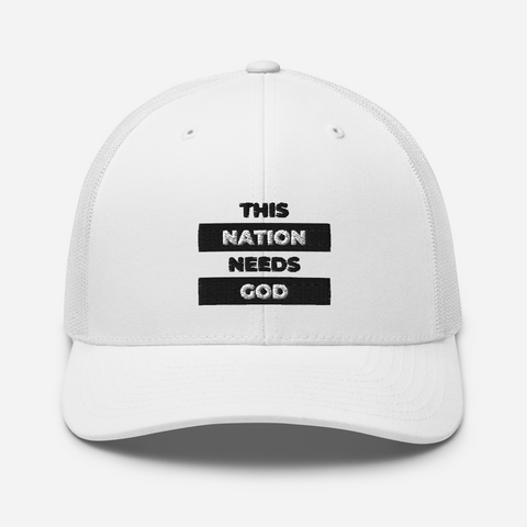"This Nation Needs God" Trucker Hat