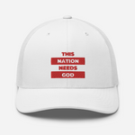 "This Nation Needs God" Trucker Hat