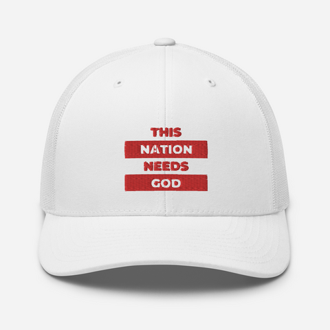 "This Nation Needs God" Trucker Hat