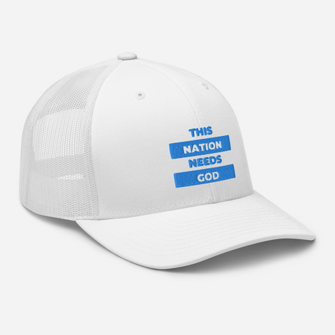 "This Nation Needs God" Trucker Hat