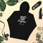 100% Organic (White Letter) Hoodie