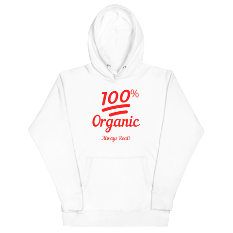 100% Organic (Red Letter) Hoodie