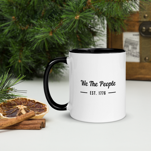 We The People BLACK Mug