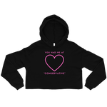 YHMA Conservative (PINK) Crop Hoodie