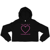 YHMA Conservative (PINK) Crop Hoodie