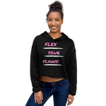 Flex Your Flaws Crop Hoodie