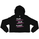 Flex Your Flaws Crop Hoodie