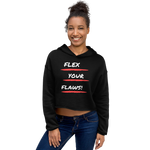 Flex Your Flaws Crop Hoodie