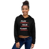 Flex Your Flaws Crop Hoodie