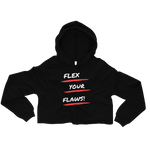 Flex Your Flaws Crop Hoodie