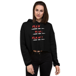 Flex Your Flaws Crop Hoodie