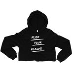 Flex Your Flaws Crop Hoodie