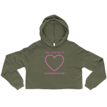 YHMA Conservative (PINK) Crop Hoodie