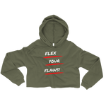 Flex Your Flaws Crop Hoodie