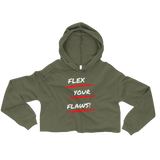 Flex Your Flaws Crop Hoodie