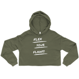 Flex Your Flaws Crop Hoodie