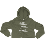 Flex Your Flaws Crop Hoodie