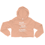 Flex Your Flaws Crop Hoodie