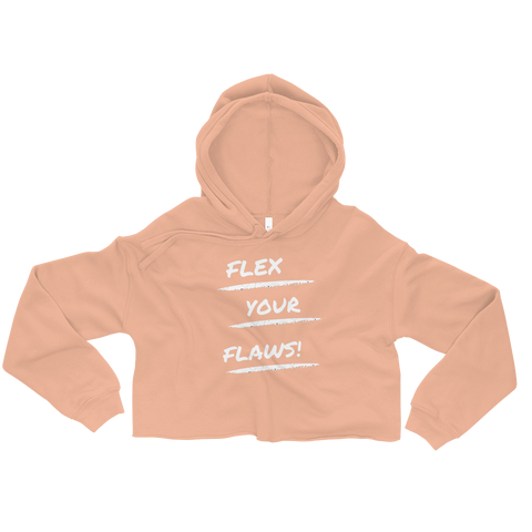 Flex Your Flaws Crop Hoodie