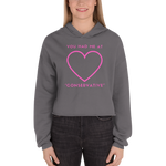 YHMA Conservative (PINK) Crop Hoodie