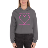 YHMA Conservative (PINK) Crop Hoodie