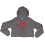 100% Organic (Red) Crop Hoodie