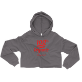 100% Organic (Red) Crop Hoodie