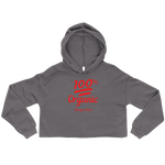 100% Organic (Red) Crop Hoodie