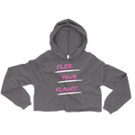 Flex Your Flaws Crop Hoodie