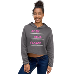 Flex Your Flaws Crop Hoodie