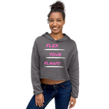 Flex Your Flaws Crop Hoodie