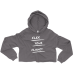 Flex Your Flaws Crop Hoodie