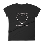 YHMA Conservative Ladies (WHITE) Tee