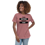 "This Nation Needs God" Women's Tee