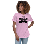 "This Nation Needs God" Women's Tee